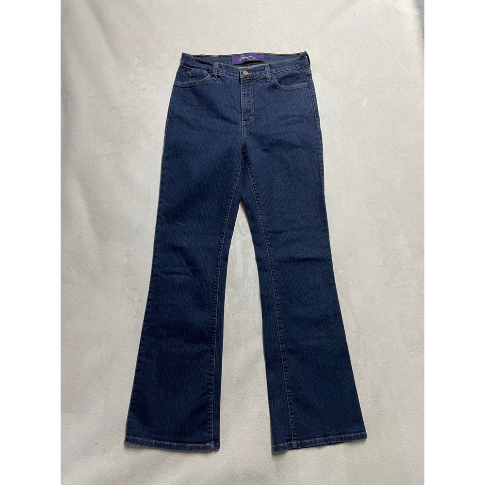 NYDJ Not Your Daughters Jeans Women 12 Blue Bootcut High Rise Stretch Denim USA